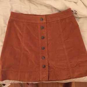 Madewell suede skirt size 4